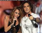 Miley Cyrus y David Bisbal